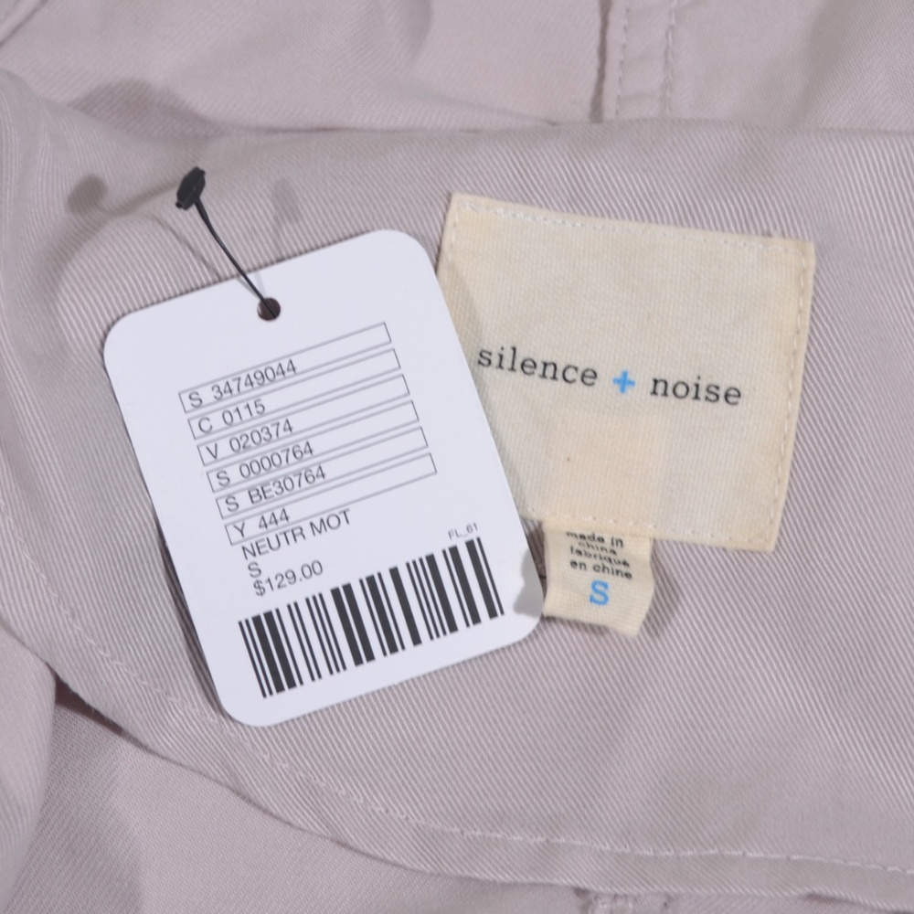 NWT SILENCE + NOISE WAYLIN ASYMMETRICAL PARKA, SMALL - Picture 7 of 16